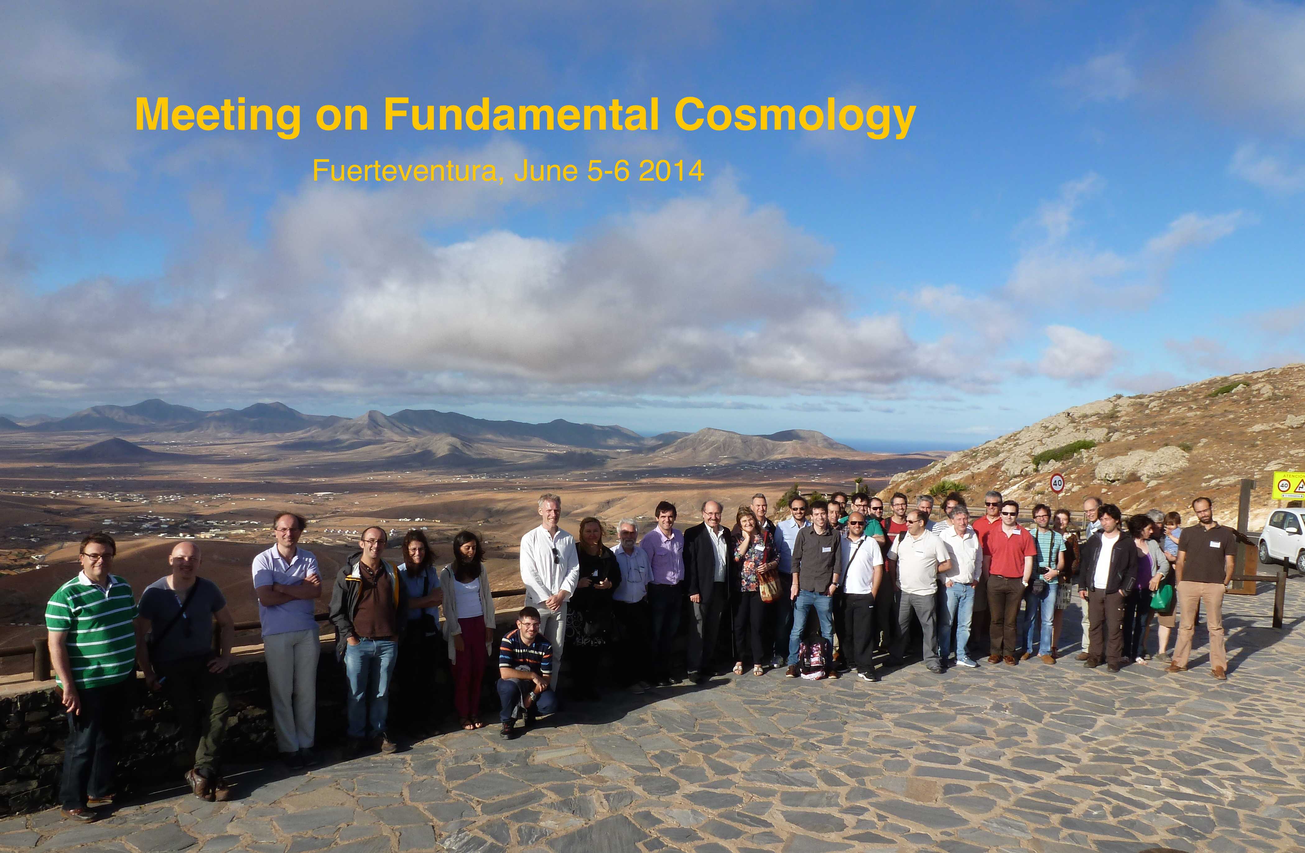 Fundamental Cosmology - Group picture