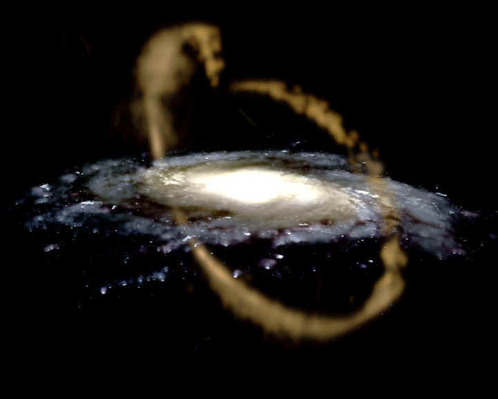 Artist view of Sagittarius Tidal Stream